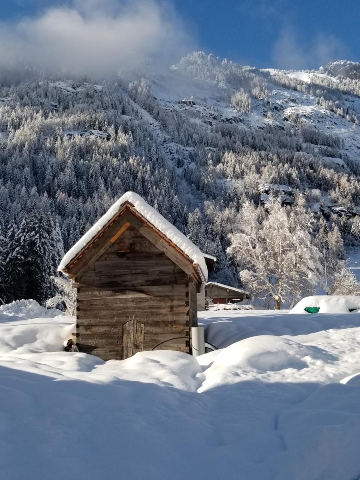 Chalet Walser A Vallorcine 13 Kms Chamonix France Exterior foto